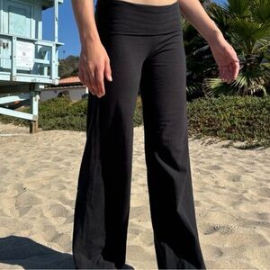 Brandy Melville Black Wide Leg Pants